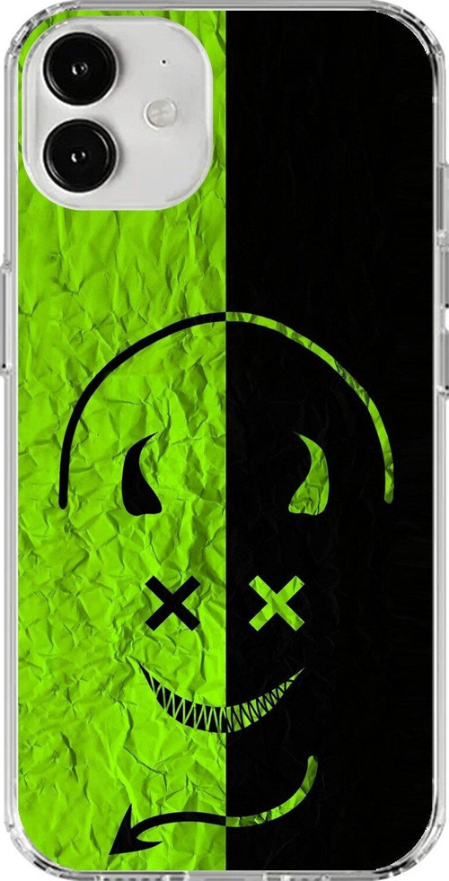 İphone 12 Uyumlu Şeffaf Kılıf Devil 1 Tasarımlı