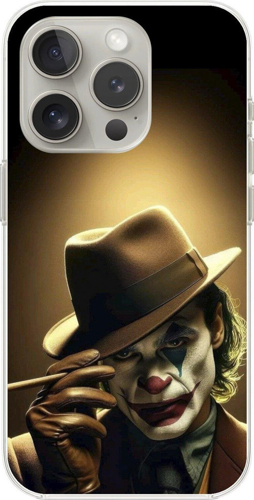 İphone 12 Pro Max Uyumlu Şeffaf Kılıf Joker Tasarımlı