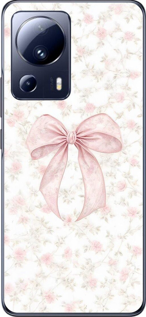 Xiaomi Mi 13 Lite Uyumlu Şeffaf Kılıf Kurdele 2 Tasarımlı