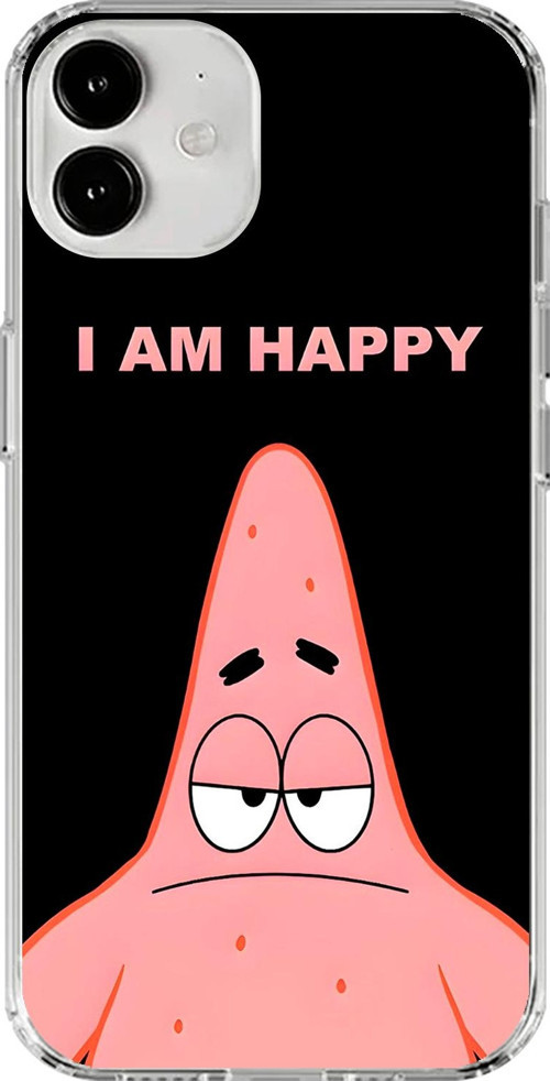 İphone 12 Mini Uyumlu Şeffaf Kılıf Sponge Bob Tasarımlı 2