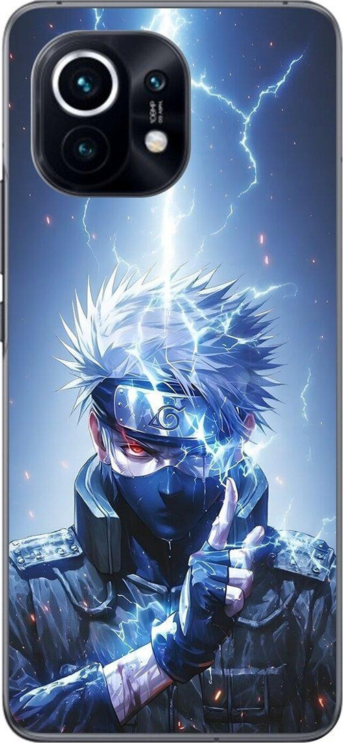 Xiaomi Mi 11 Uyumlu Şeffaf Kılıf Naruto Kakashi Tasarımlı
