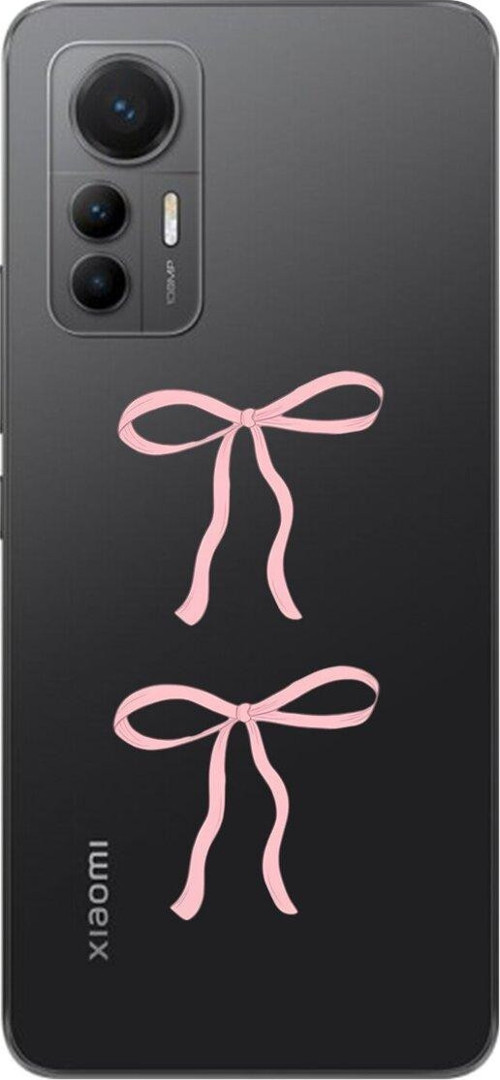 Xiaomi Mi 12 Lite Uyumlu Şeffaf Kılıf Kurdele 1 Tasarımlı