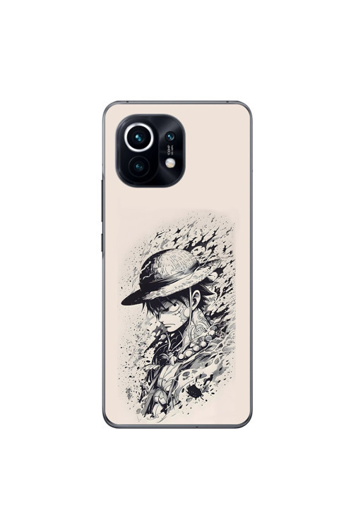 Xiaomi Mi 11 Uyumlu Şeffaf Kılıf One Piece 1 Tasarımlı