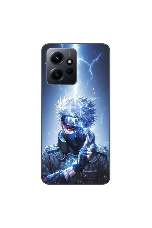 Xiaomi Redmi Note 12 Uyumlu Şeffaf Kılıf Naruto Kakashi Tasarımlı