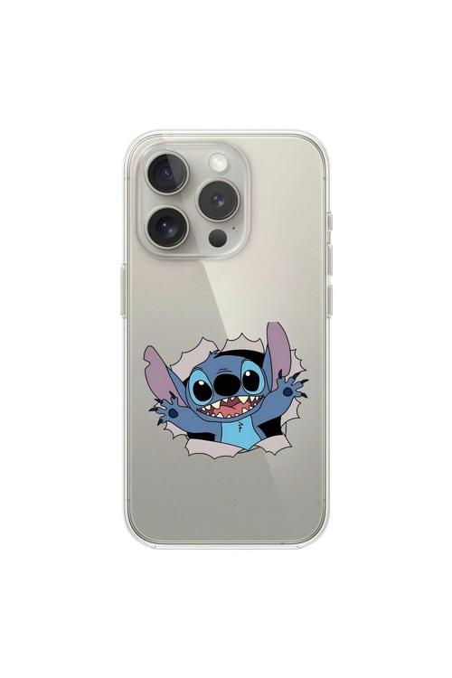 İphone 15 Pro Uyumlu Şeffaf Kılıf Couple Stitch 1 Tasarımlı