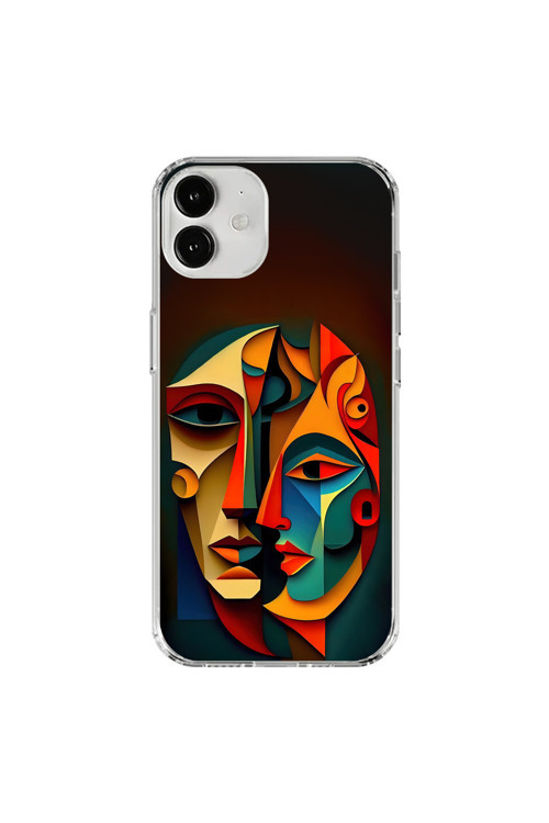 İphone 12 Uyumlu Şeffaf Kılıf Tablo 6 Tasarımlı