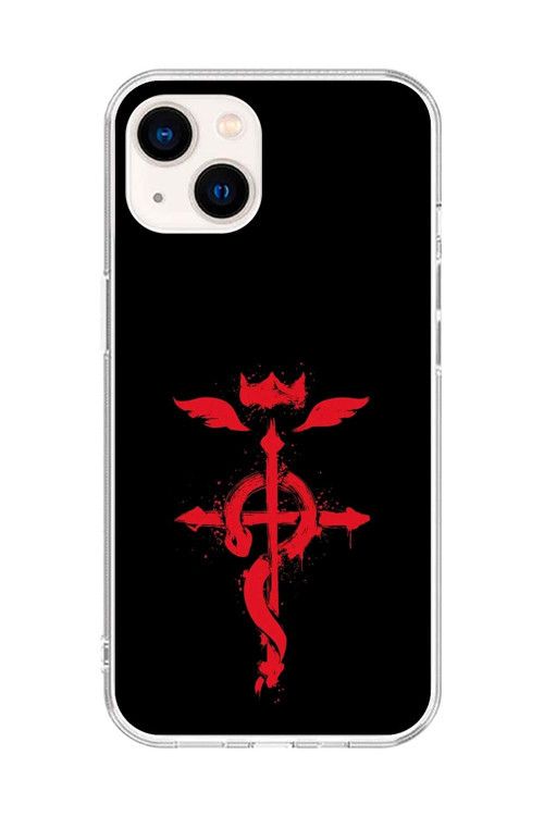 İphone 13 Mini Uyumlu Şeffaf Kılıf Fullmetal Alchemist Tasarımlı 2