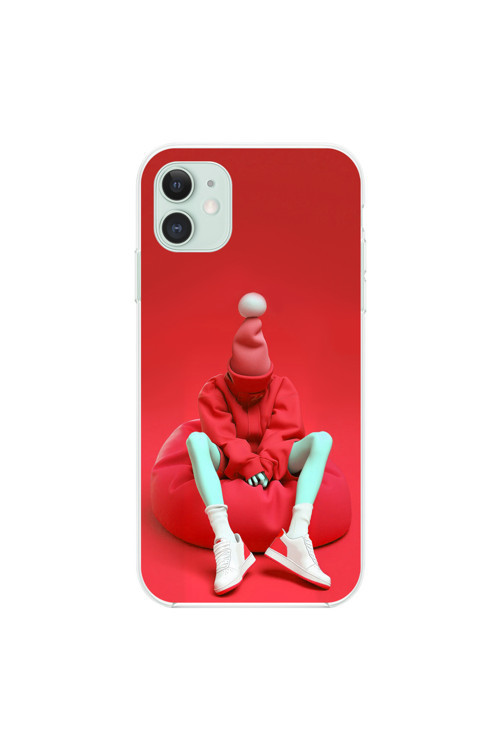 İphone 11 Uyumlu Şeffaf Kılıf No Face 7 Tasarımlı