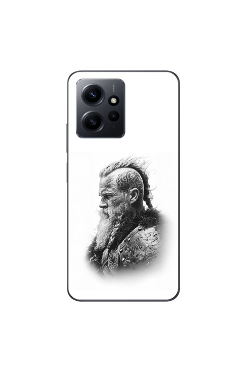 Xiaomi Redmi Note 12 Uyumlu Şeffaf Kılıf Nordic 3 Tasarımlı
