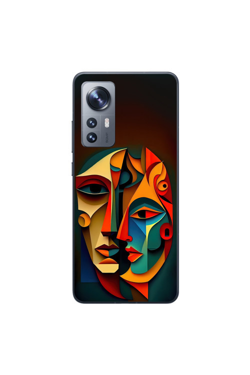 Xiaomi Mi 12 Lite Uyumlu Şeffaf Kılıf Tablo 6 Tasarımlı