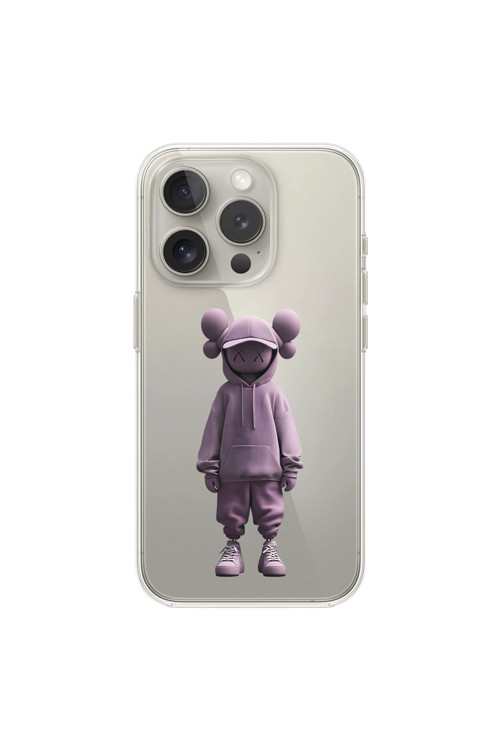 İphone 12 Pro Uyumlu Şeffaf Kılıf No Face 4 Tasarımlı