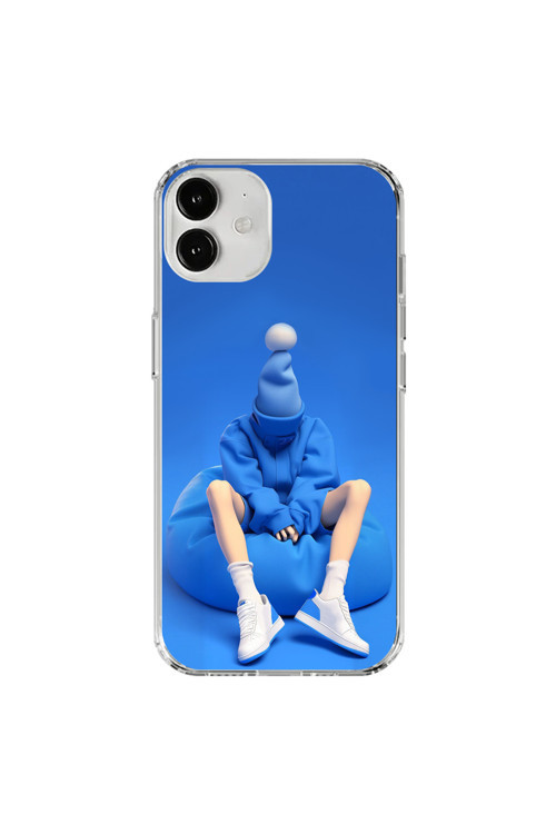 İphone 12 Mini Uyumlu Şeffaf Kılıf No Face 5 Tasarımlı