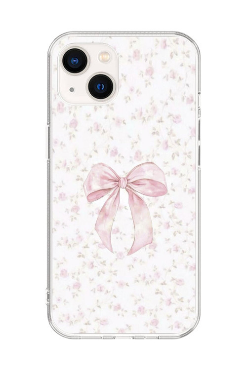 İphone 15 Uyumlu Şeffaf Kılıf Kurdele 2 Tasarımlı