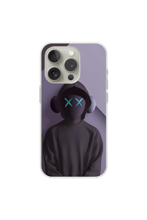 İphone 12 Pro Uyumlu Şeffaf Kılıf No Face 2 Tasarımlı