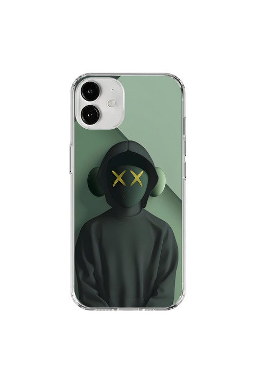 İphone 12 Mini Uyumlu Şeffaf Kılıf No Face 1 Tasarımlı