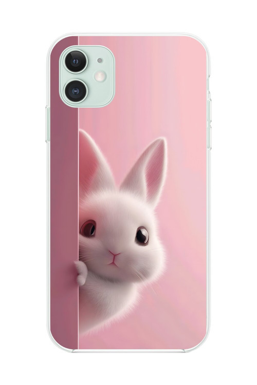İphone 11 Uyumlu Şeffaf Kılıf 5 Peluş Tasarımlı