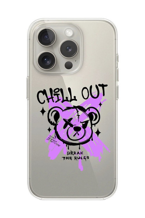 İphone 14 Pro Uyumlu Şeffaf Kılıf Graffiti 7 Tasarımlı