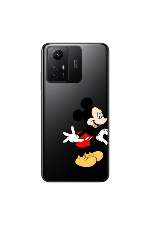 Xiaomi Redmi Note 12S Uyumlu Şeffaf Kılıf Couple Mickey 1 Tasarımlı
