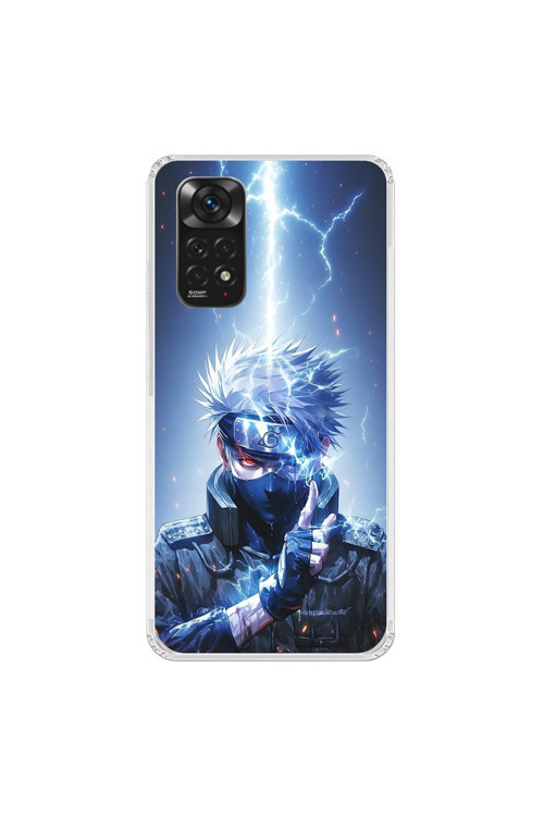 Xiaomi Redmi Note 11 Uyumlu Şeffaf Kılıf Naruto Kakashi Tasarımlı