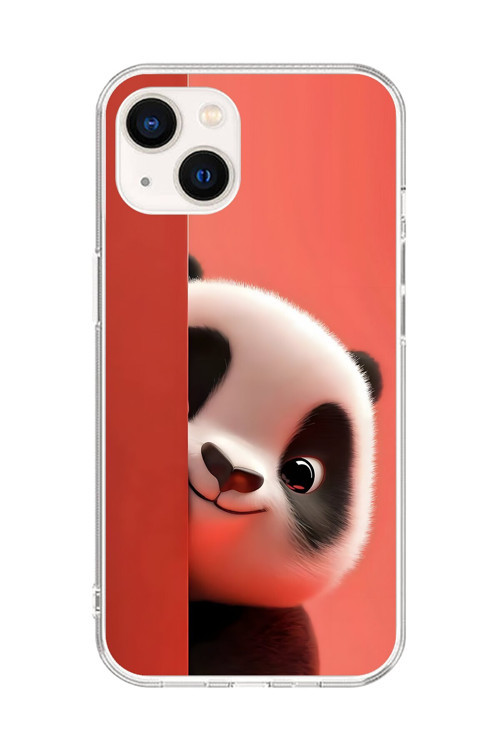 İphone 14 Uyumlu Şeffaf Kılıf 4 Peluş Tasarımlı