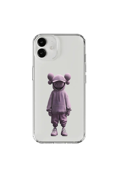 İphone 12 Mini Uyumlu Şeffaf Kılıf No Face 4 Tasarımlı
