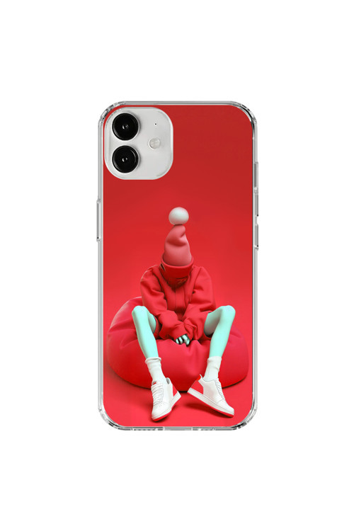 İphone 12 Mini Uyumlu Şeffaf Kılıf No Face 7 Tasarımlı