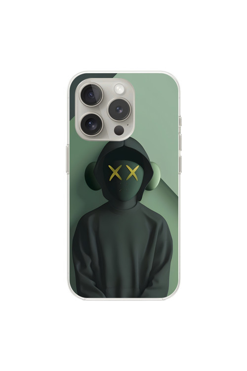 İphone 12 Pro Uyumlu Şeffaf Kılıf No Face 1 Tasarımlı