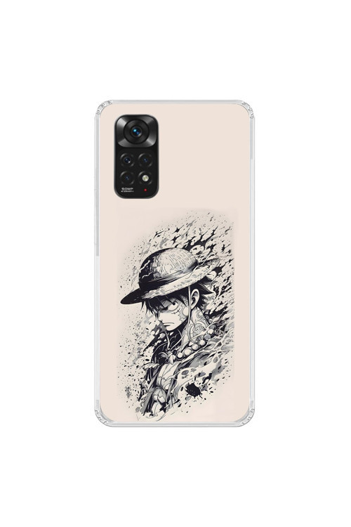 Xiaomi Redmi Note 11 Uyumlu Şeffaf Kılıf One Piece 1 Tasarımlı