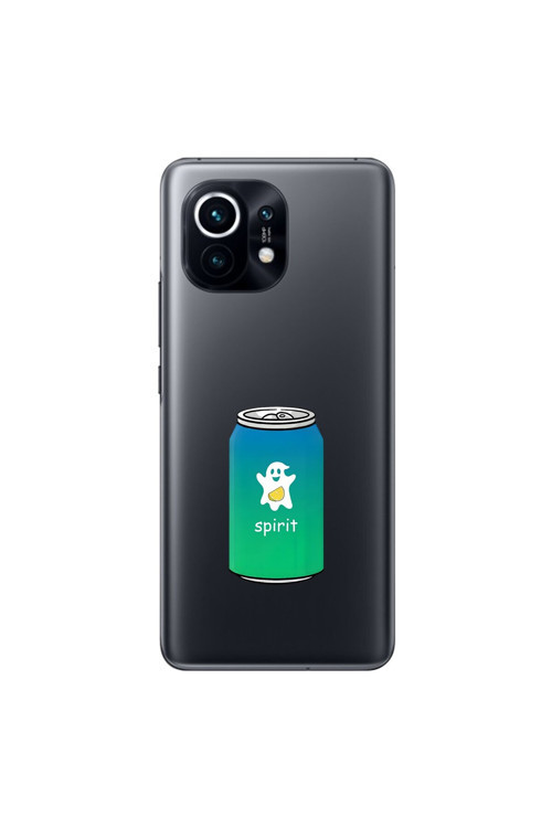 Xiaomi Mi 11 Uyumlu Şeffaf Kılıf Fast Food 2 Tasarımlı