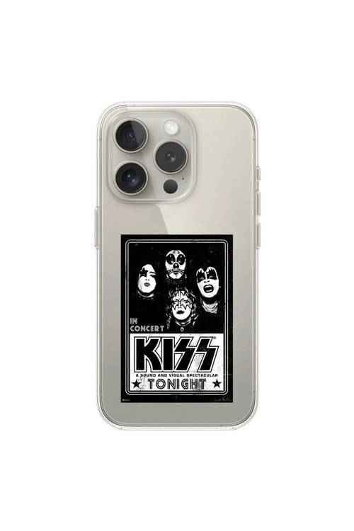 İphone 11 Pro Max Uyumlu Şeffaf Kılıf Kiss Tasarımlı