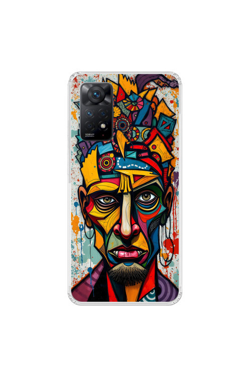 Xiaomi Redmi Note 11 Pro Uyumlu Şeffaf Kılıf Tablo 1 Tasarımlı