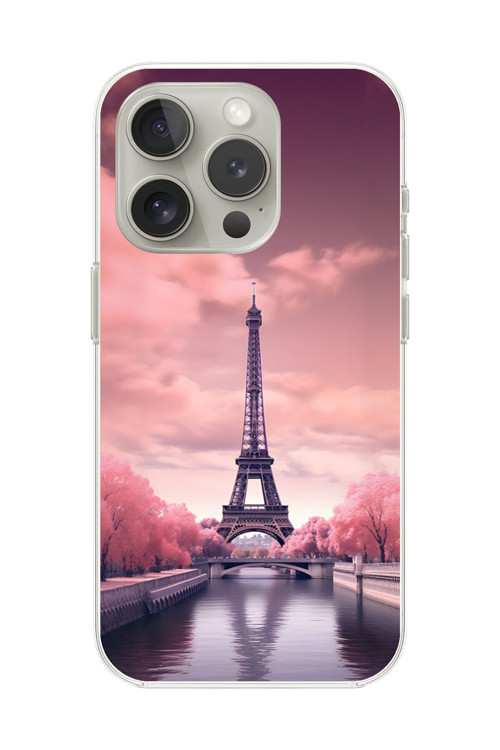 İphone 12 Pro Max Uyumlu Şeffaf Kılıf Paris 3 Tasarımlı