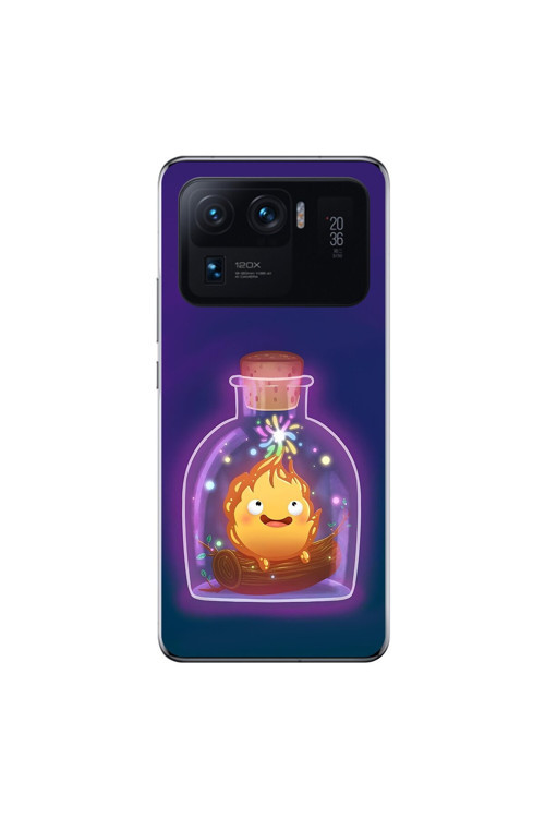 Xiaomi Mi 11 Pro Uyumlu Şeffaf Kılıf Howls Moving Castle 2 Tasarımlı