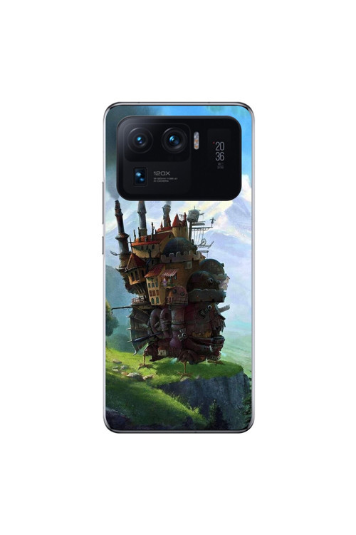 Xiaomi Mi 11 Pro Uyumlu Şeffaf Kılıf Howls Moving Castle 1 Tasarımlı