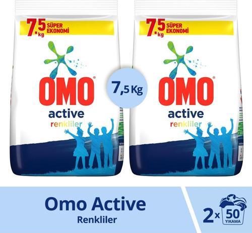 Active Fresh Toz Çamaşır Deterjanı Renkliler İçin 2 x 7,5 kg