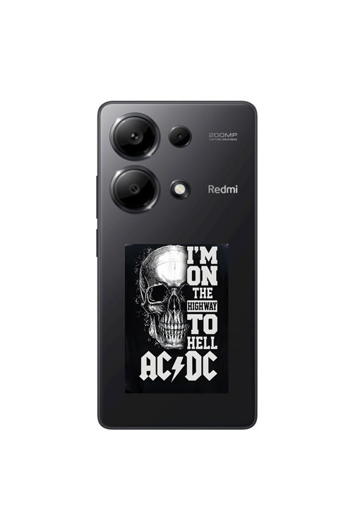 Xiaomi Redmi Note 13 Pro Uyumlu Şeffaf Kılıf Ac/Dc Tasarımlı