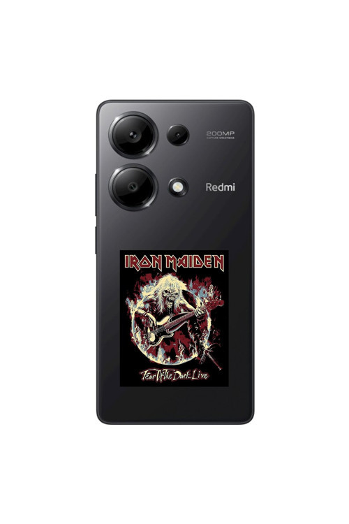 Xiaomi Redmi Note 13 Pro Uyumlu Şeffaf Kılıf Iron Maiden Tasarımlı