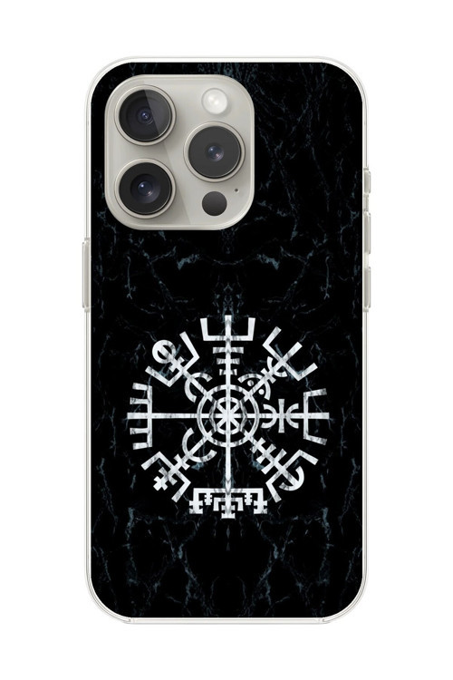 İphone 14 Pro Max Uyumlu Şeffaf Kılıf Nordic Viking 1 Tasarımlı