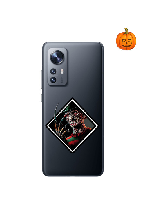 Ppkin Dali Design Xiaomi Mi 12 Lite Uyumlu Şeffaf Kılıf Horror 2 Tasarımlı