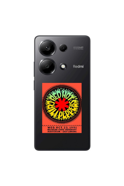 Xiaomi Redmi Note 13 Pro Uyumlu Şeffaf Kılıf Red Hot Chili Peppers Tasarımlı