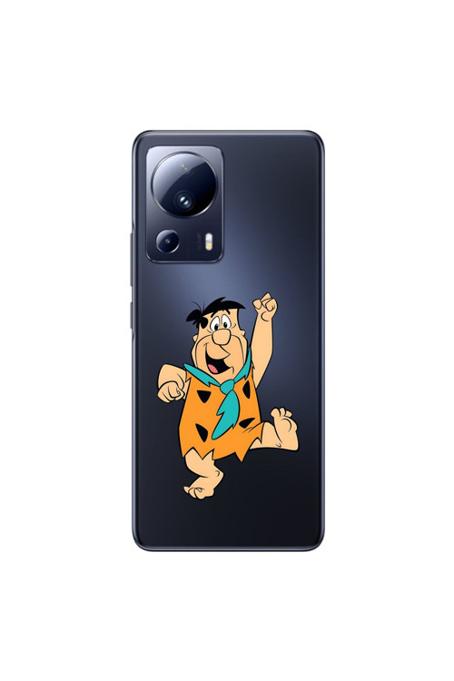Xiaomi Mi 13 Lite Uyumlu Şeffaf Kılıf Cartoon 3 Tasarımlı