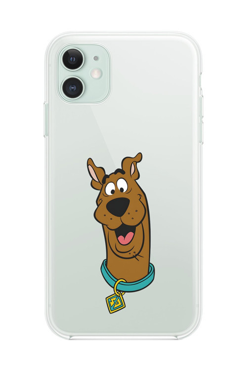 İphone 11 Uyumlu Şeffaf Kılıf Cartoon Scooby Doo 14 Tasarımlı