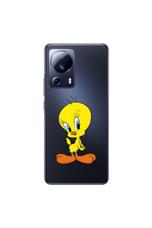 Xiaomi Mi 13 Lite Uyumlu Şeffaf Kılıf Cartoon 17 Tasarımlı
