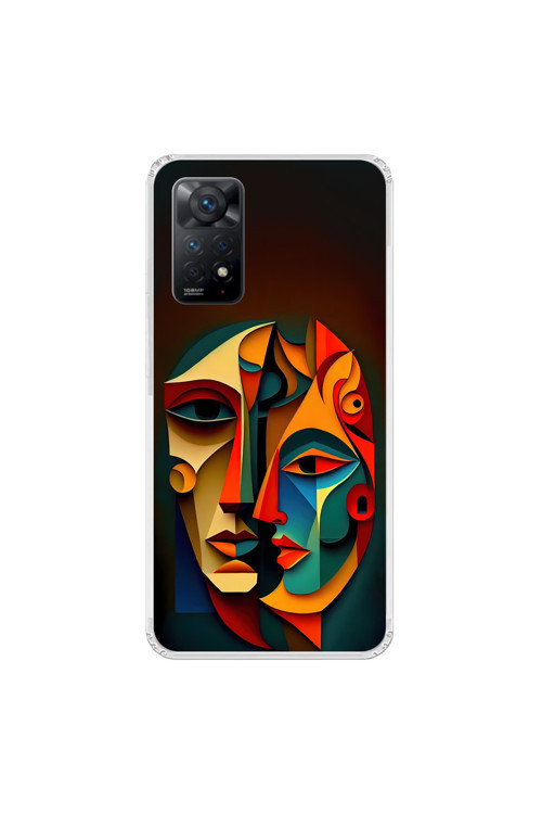 Xiaomi Redmi Note 11 Pro Uyumlu Şeffaf Kılıf Tablo 6 Tasarımlı