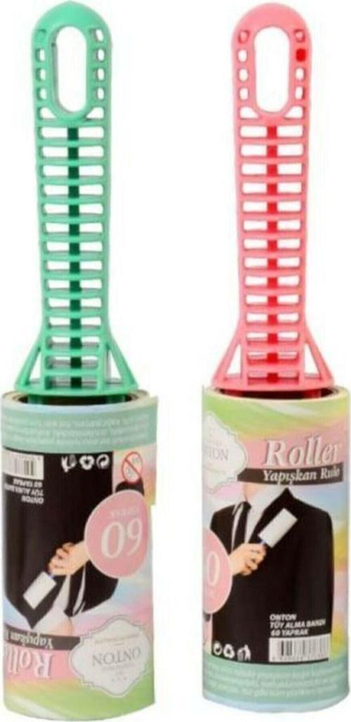 60 Yapraklı Yapışkanlı Tüy Toplama Kedi Tüy Toplama Rulosu 2 Adet