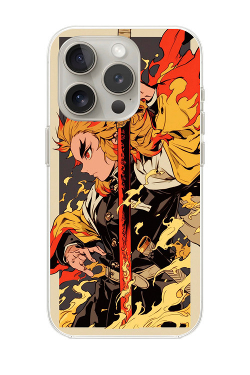 İphone 11 Pro Max Uyumlu Şeffaf Kılıf Demon Slayer Tasarımlı 3