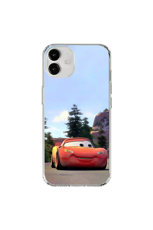 İphone 12 Uyumlu Şeffaf Kılıf Couple Mcqueen 1 Tasarımlı