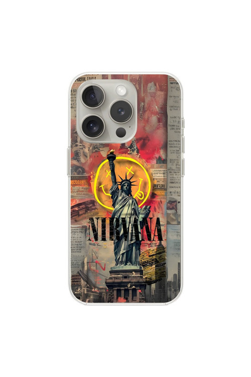 İphone 14 Pro Max Uyumlu Şeffaf Kılıf Aesthetic 3 Tasarımlı