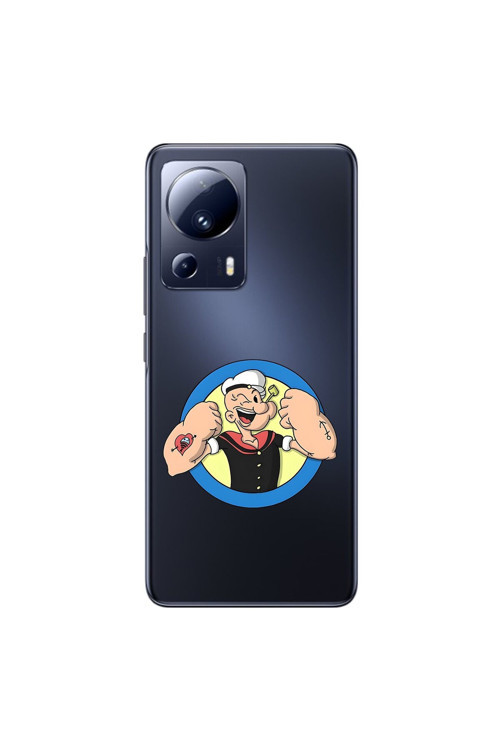Xiaomi Mi 13 Lite Uyumlu Şeffaf Kılıf Cartoon 12 Tasarımlı