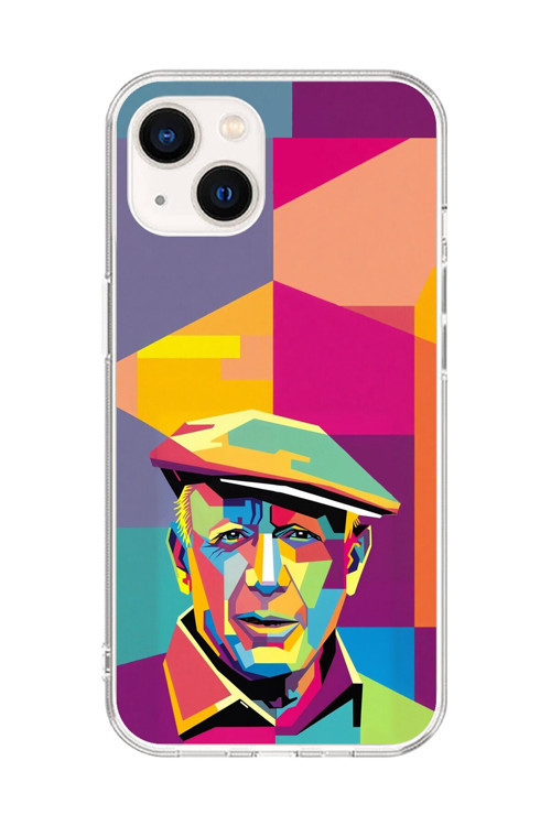 İphone 14 Plus Uyumlu Şeffaf Kılıf Pablo Picasso Tasarımlı